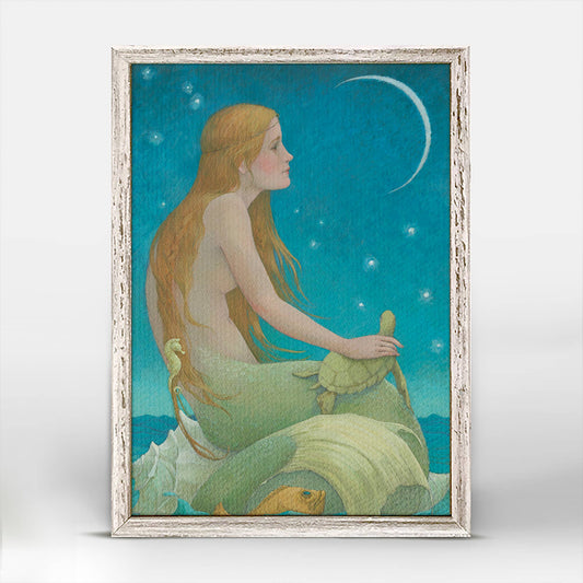 GreenBox Art - New Moon Mini Framed Canvas