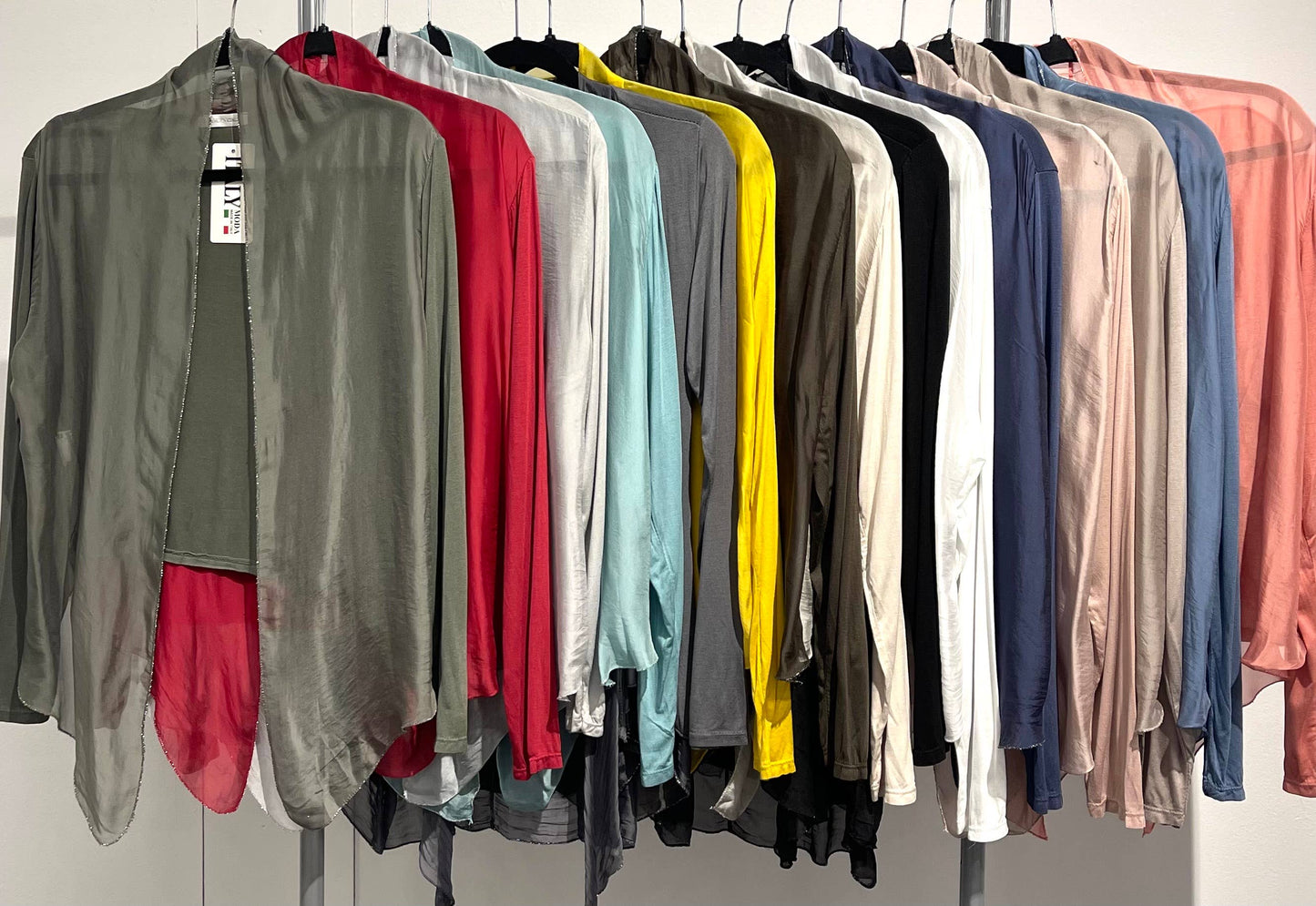 Dance in Paris - Women's Sleeveless Solid Maxi Dress, Multi Layers: Charcoal / One Size