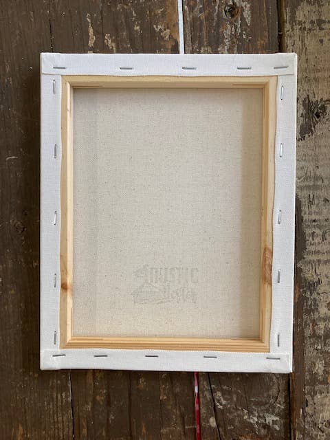 Rustic Nester - Cardinal canvas water color art print, Winter Nature art: 11x14