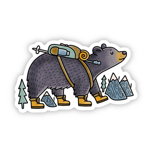 Big Moods - Bear Hiking Great Smoky Mountains Sticker