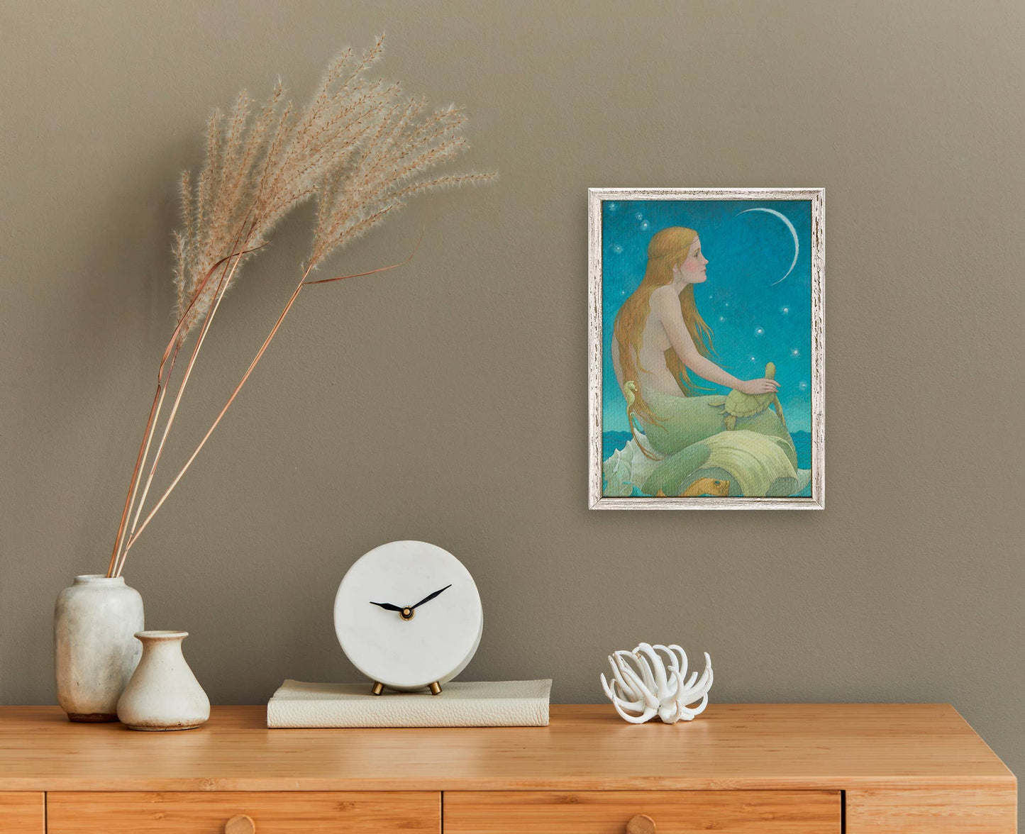 GreenBox Art - New Moon Mini Framed Canvas