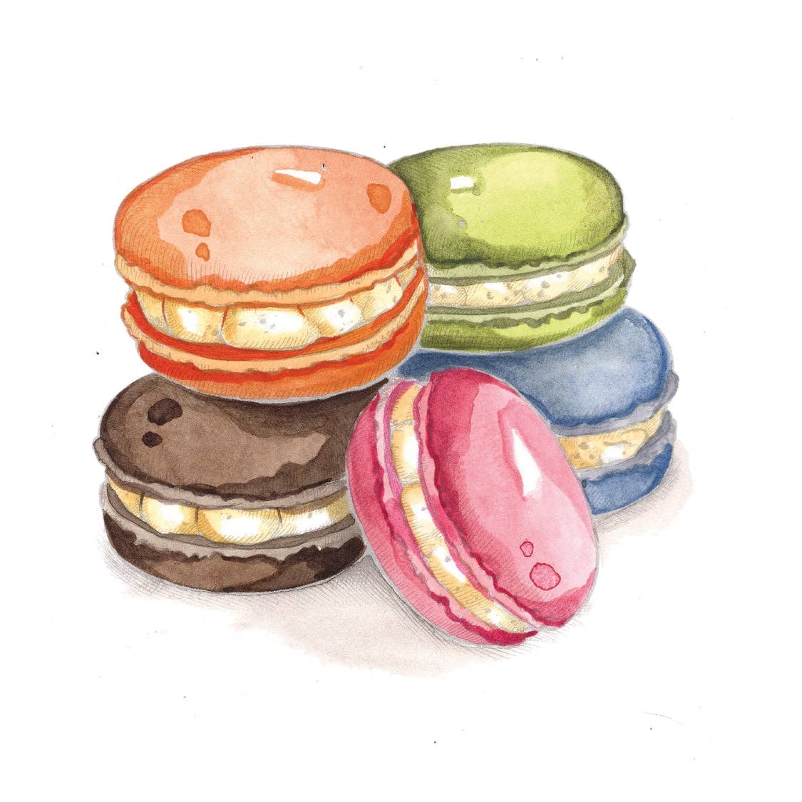 Willow Wolfe USA - Sweet Treats Watercolor Workbook by Nya Wolfe