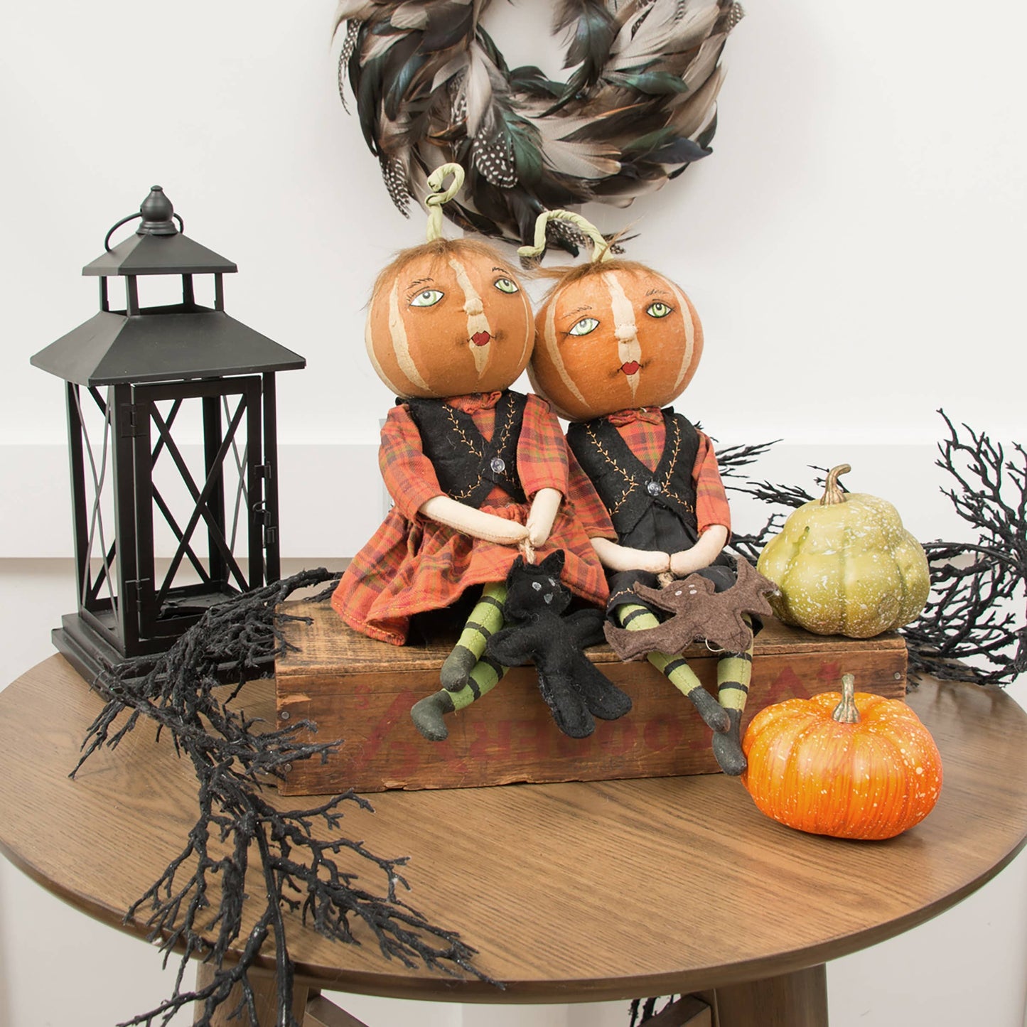 C&F Home - Nelly Pumpkin Gathered Traditions Art Doll