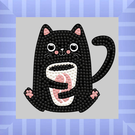 DIAMOND DOTZ® - Coffee Bean Kitten