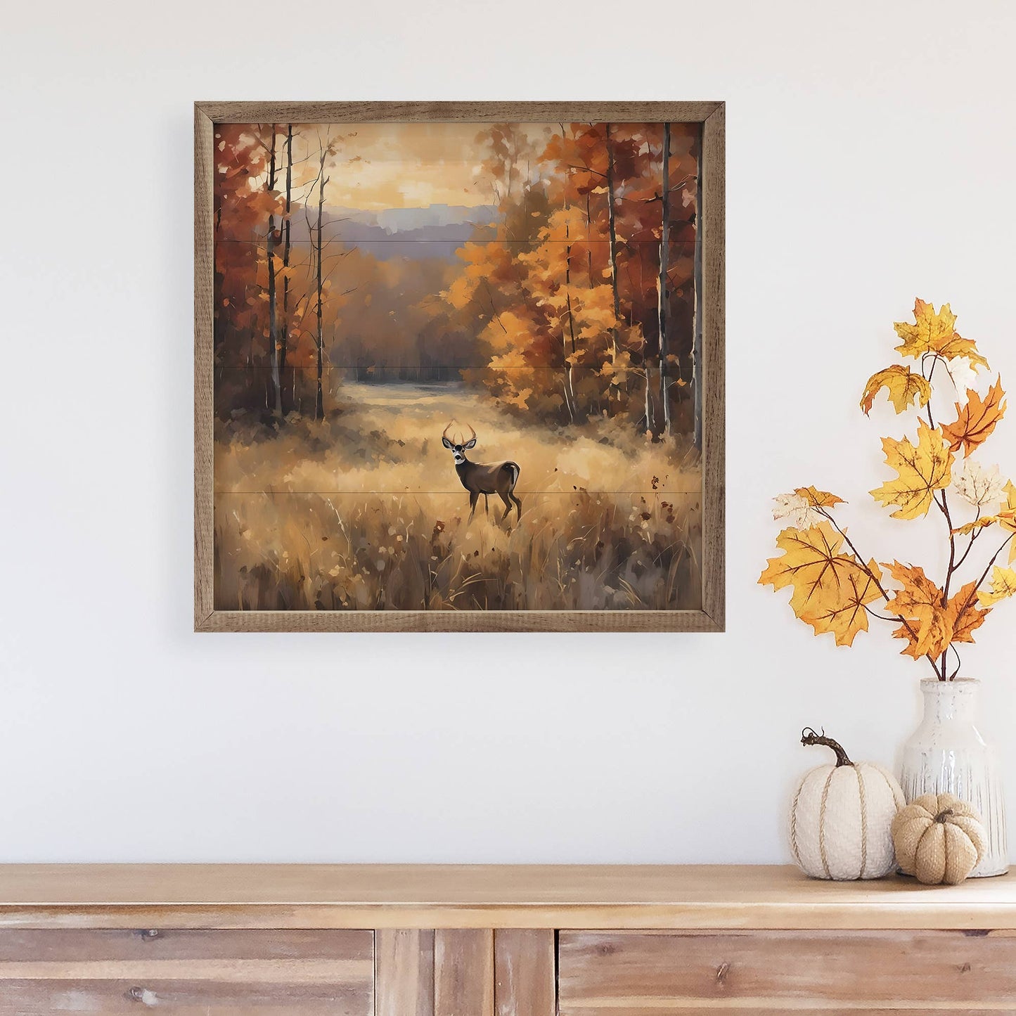 Kendrick Home - Buck In Fall Timber: 24 x 24 x 1.5