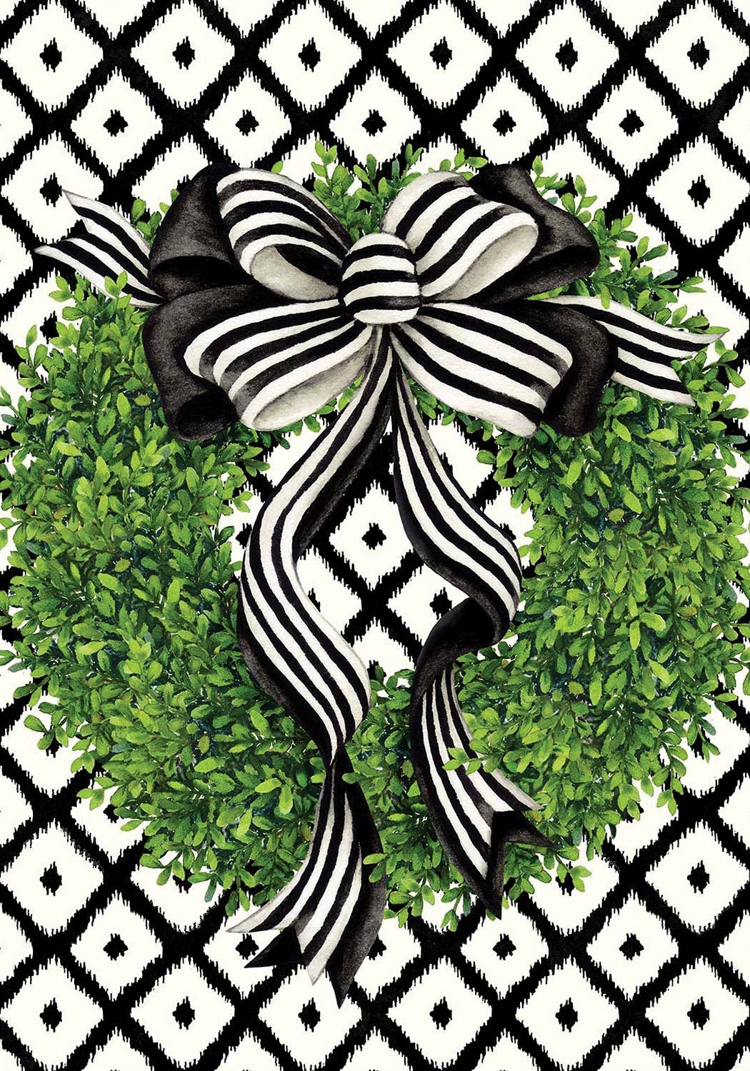 Custom Decor - Sophisticated Stripes-FM - 12” x 18”