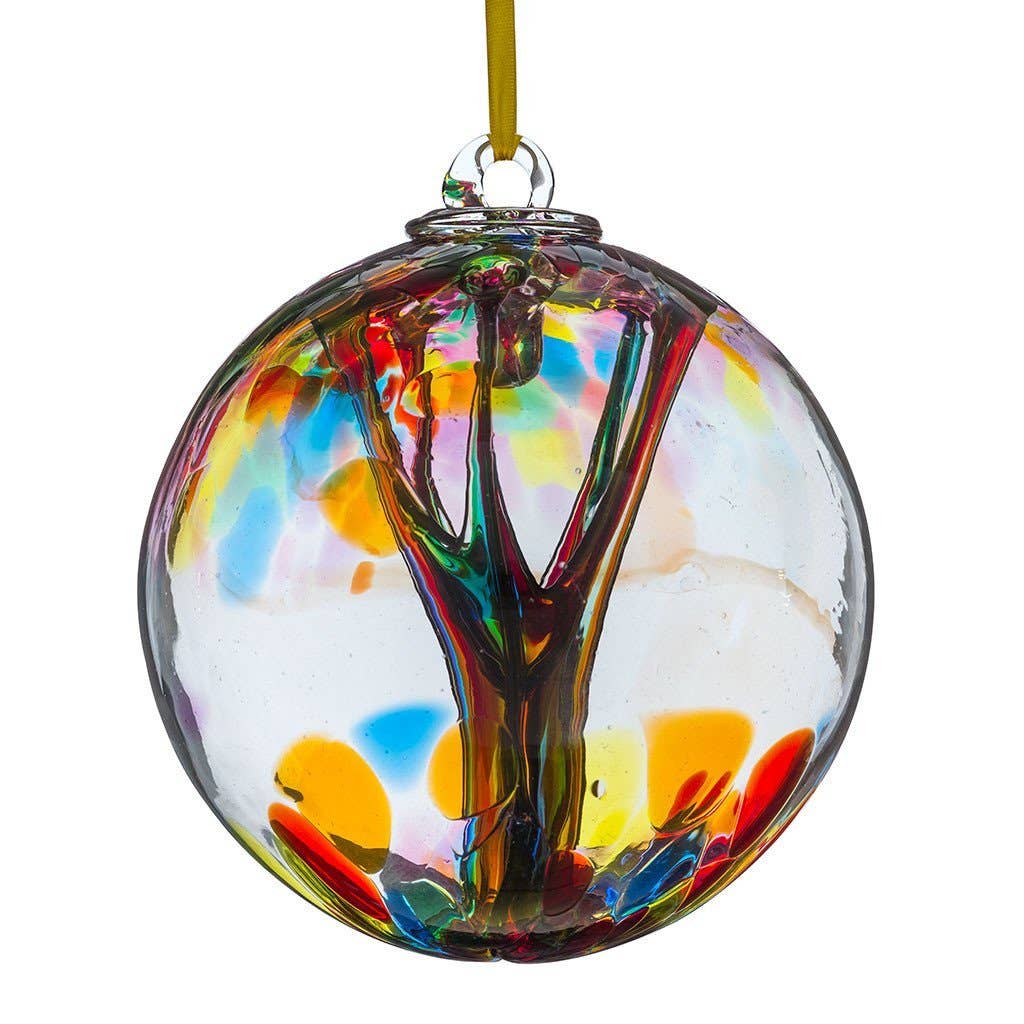 Sienna Glass - 10cm Attraction Orb - Happiness
