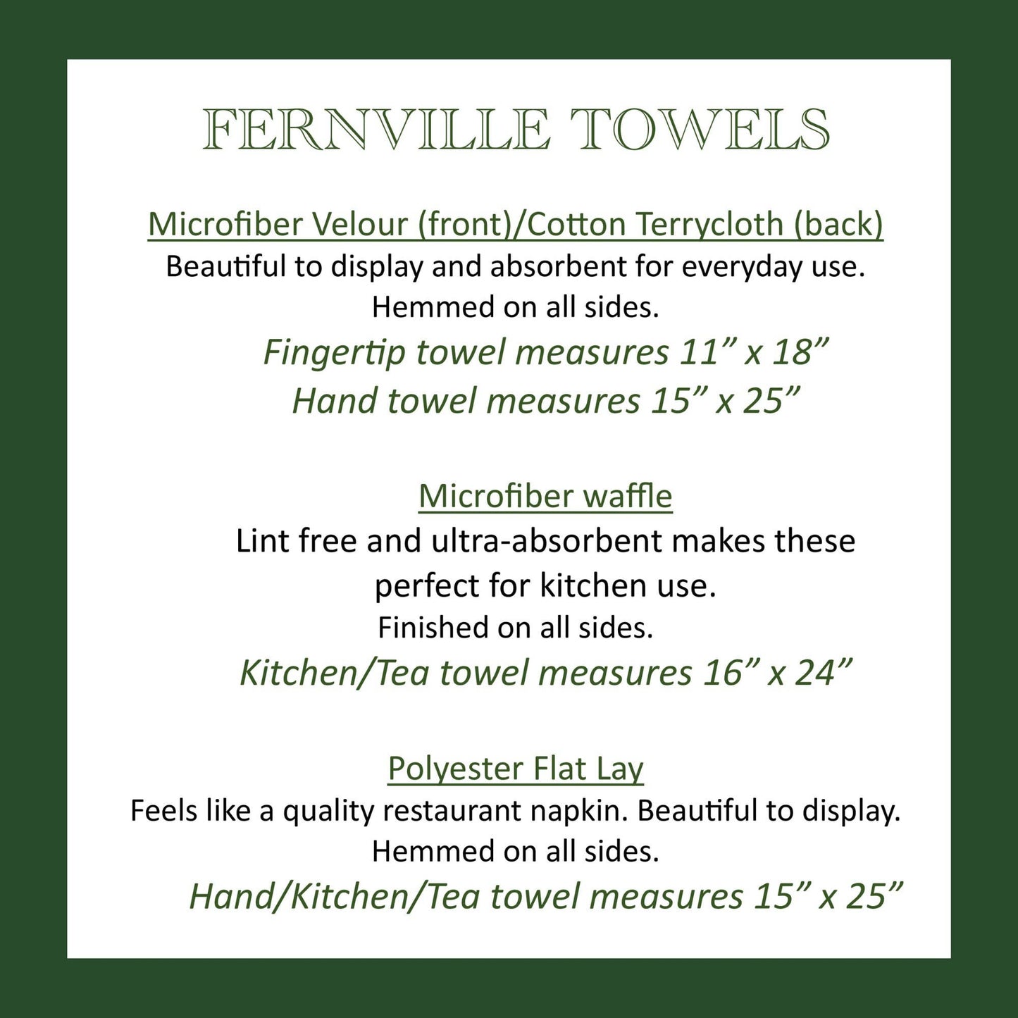 Fernville Creations - Birdhouse Printed Hand Towel with Blue Floral Accents