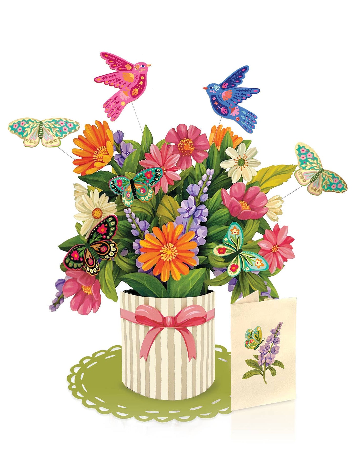FreshCut Paper LLC - Enchanted Garden (8 Pop-up Greeting Cards)