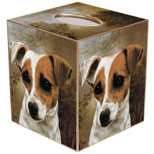 Marye-Kelley - Jack Russell Terrier Tissue Box Cover: Paper Mache