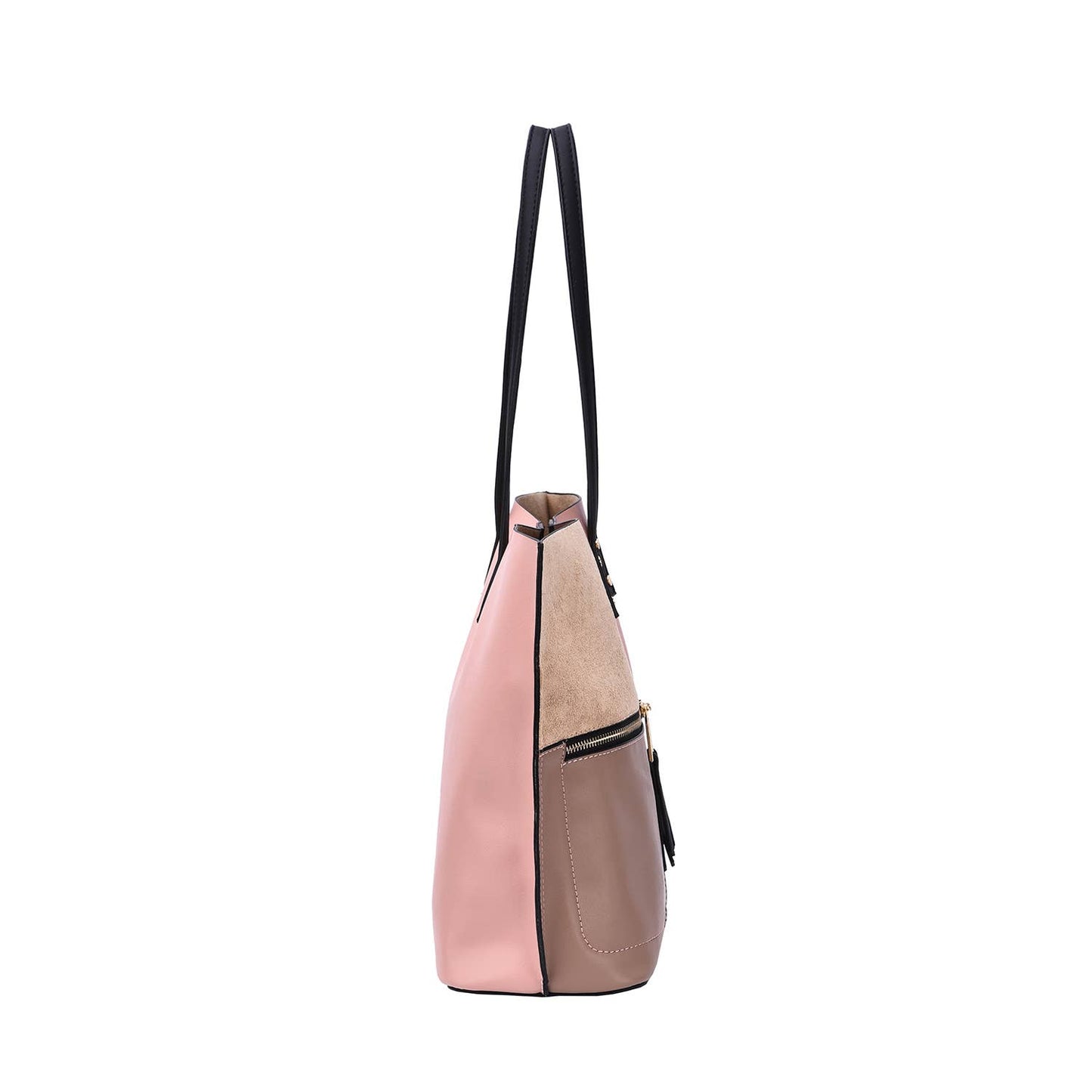 Mellow World - Selene 3 Compartment Tote: Wine Cognac