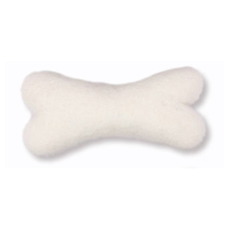 Ethical Global - Eco Wool Dog Bones/Toys: Brown, Gray, White (Fair Trade): Brown / Small