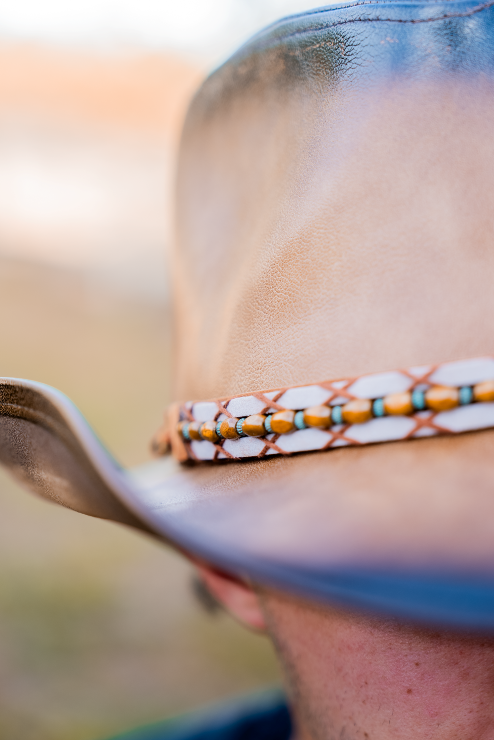 Peter Grimm - Antelope Faux Leather Artisan Band Hat