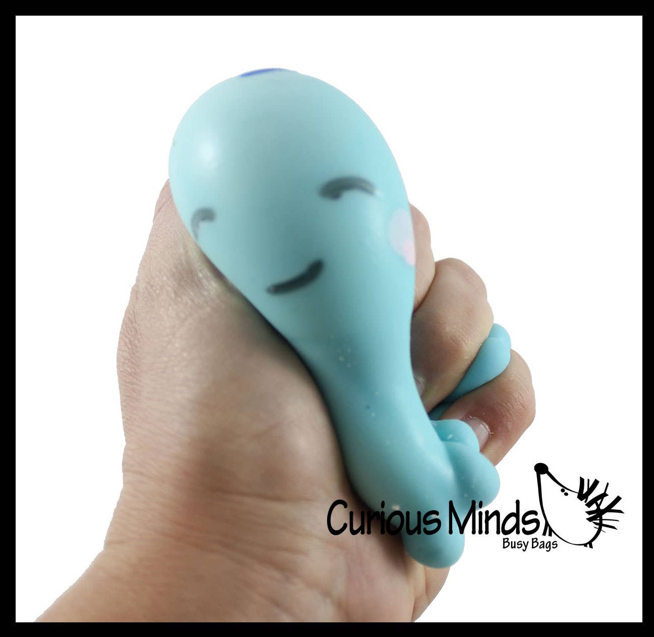 Curious Minds Toys - 1 Jellyfish Soft Cream Doh Filled Stress Ball - Squishy