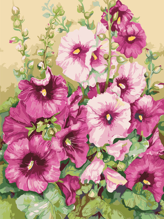 Winnie's Picks - Summer Flowers for Christmas 2024 Gift - Paint by Numbers: 20x15in
