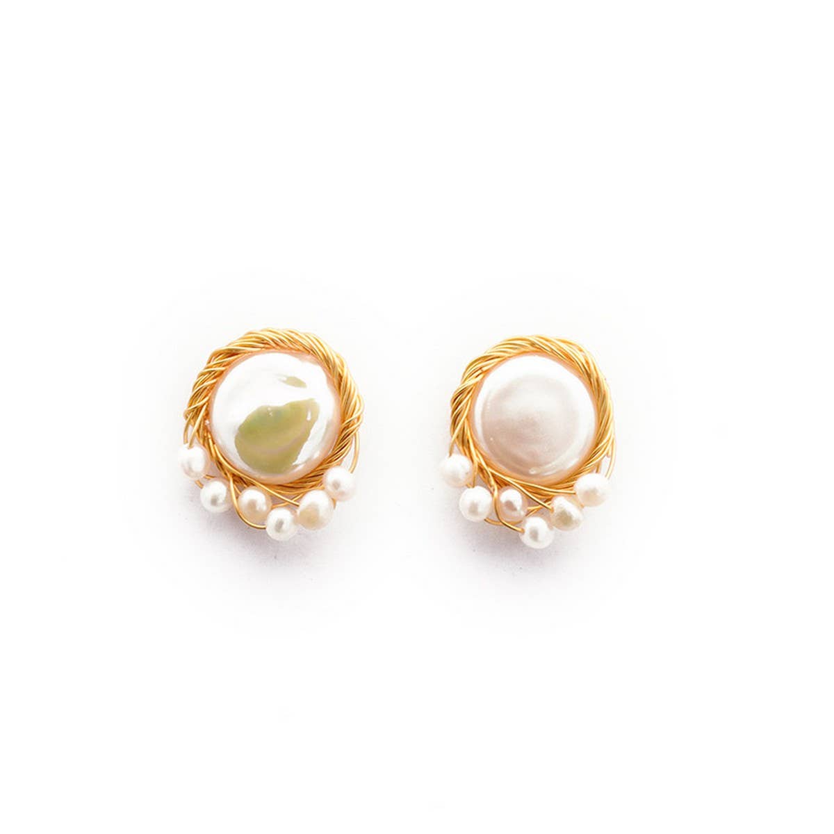 ACCITY - HIGH-END AND VERSATILE RETRO PEARL EARRINGS_CWAJE3776: TYPE1 / (OS) 1