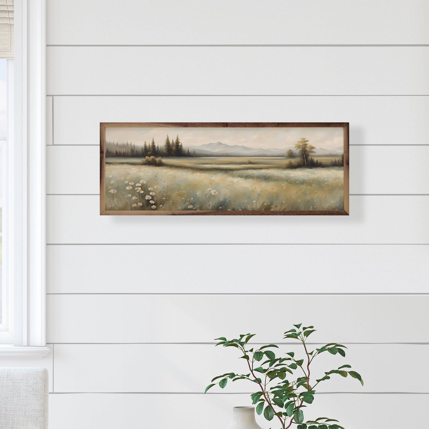 Kendrick Home - Valley With Flowers Left: 36x12