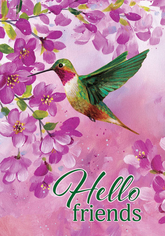Custom Decor - Pink Hummingbird-FM
