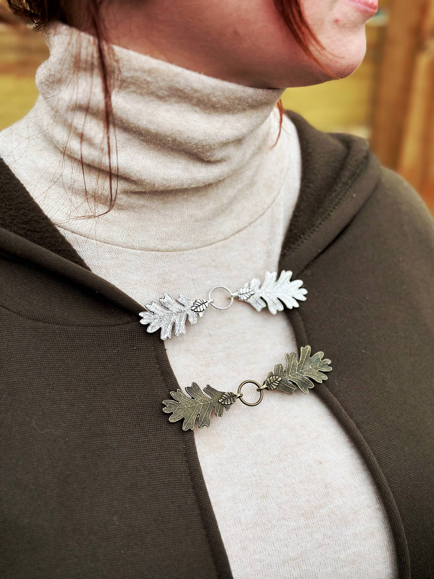 KardiKlips - Cinch Clips for Clothing, Boho Renaissance Cloak Clasps