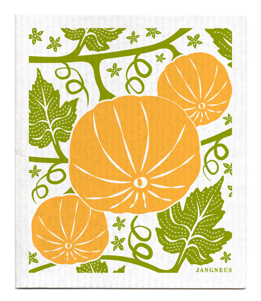 Jangneus - Swedish Dishcloth - Pumpkins - Ochre