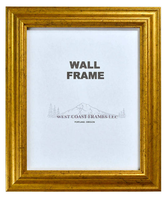 West Coast Frames LLC - 11505 - 1-1/4" Gold Poly Picture Frame: 5 x 7