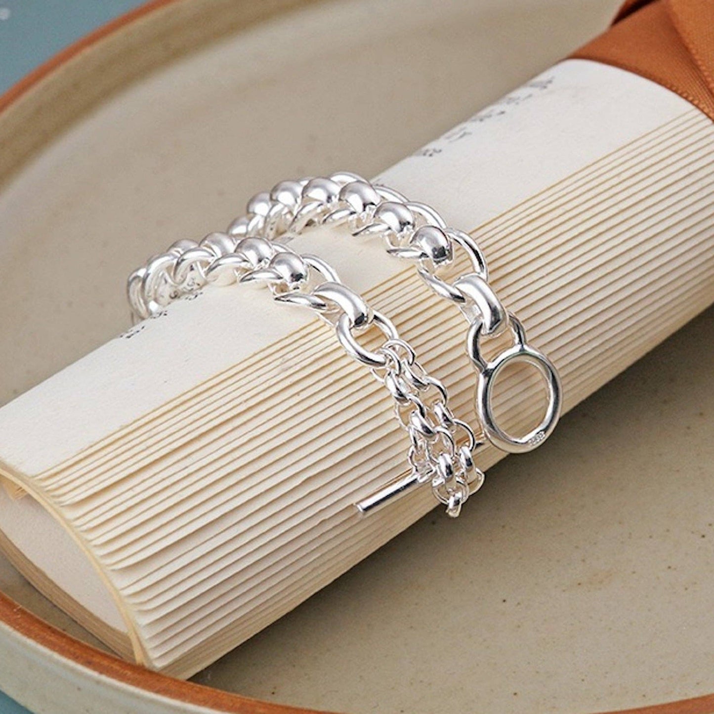 Cici’De Jewelry Amsterdam - Essential Chunky chain sterling silver bold look link bracelet