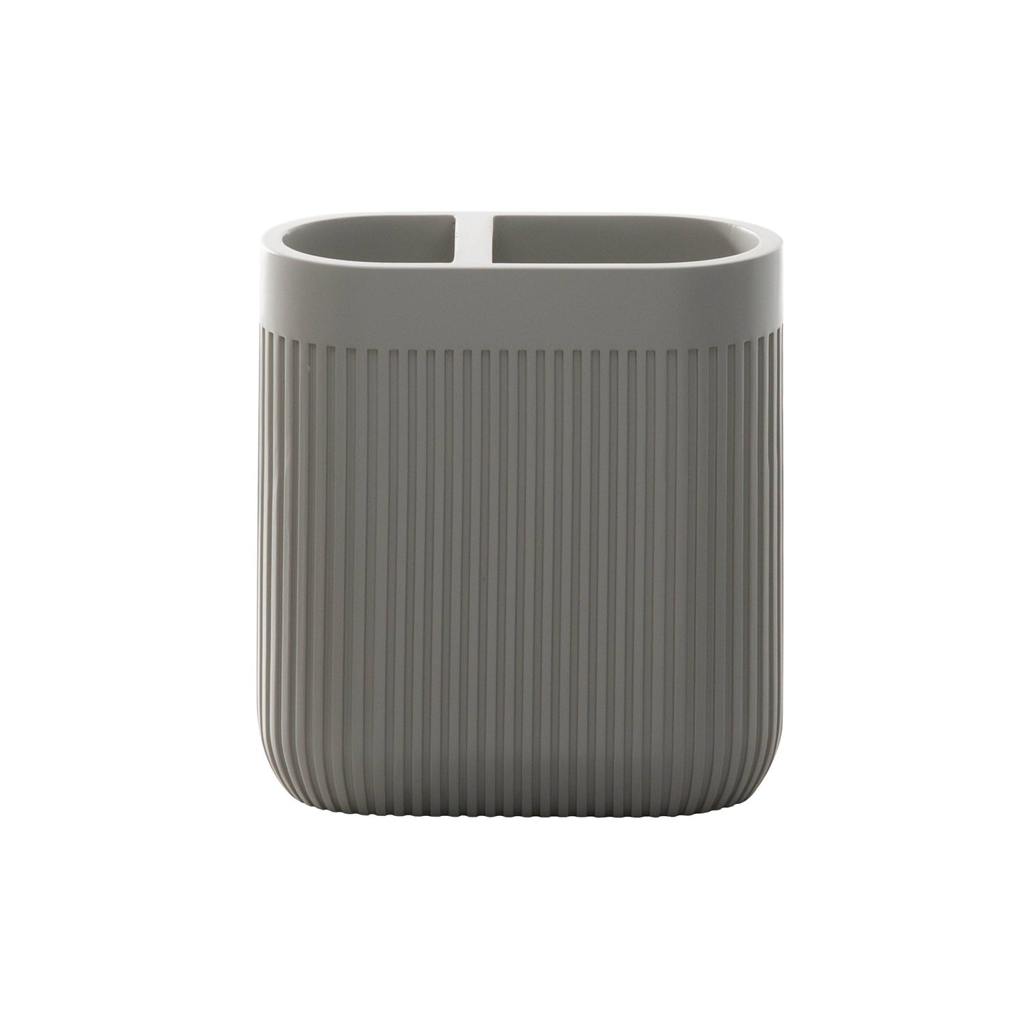 Moda at Home Enterprises, Ltd - Corbett Toothbrush Holder Resin: Taupe