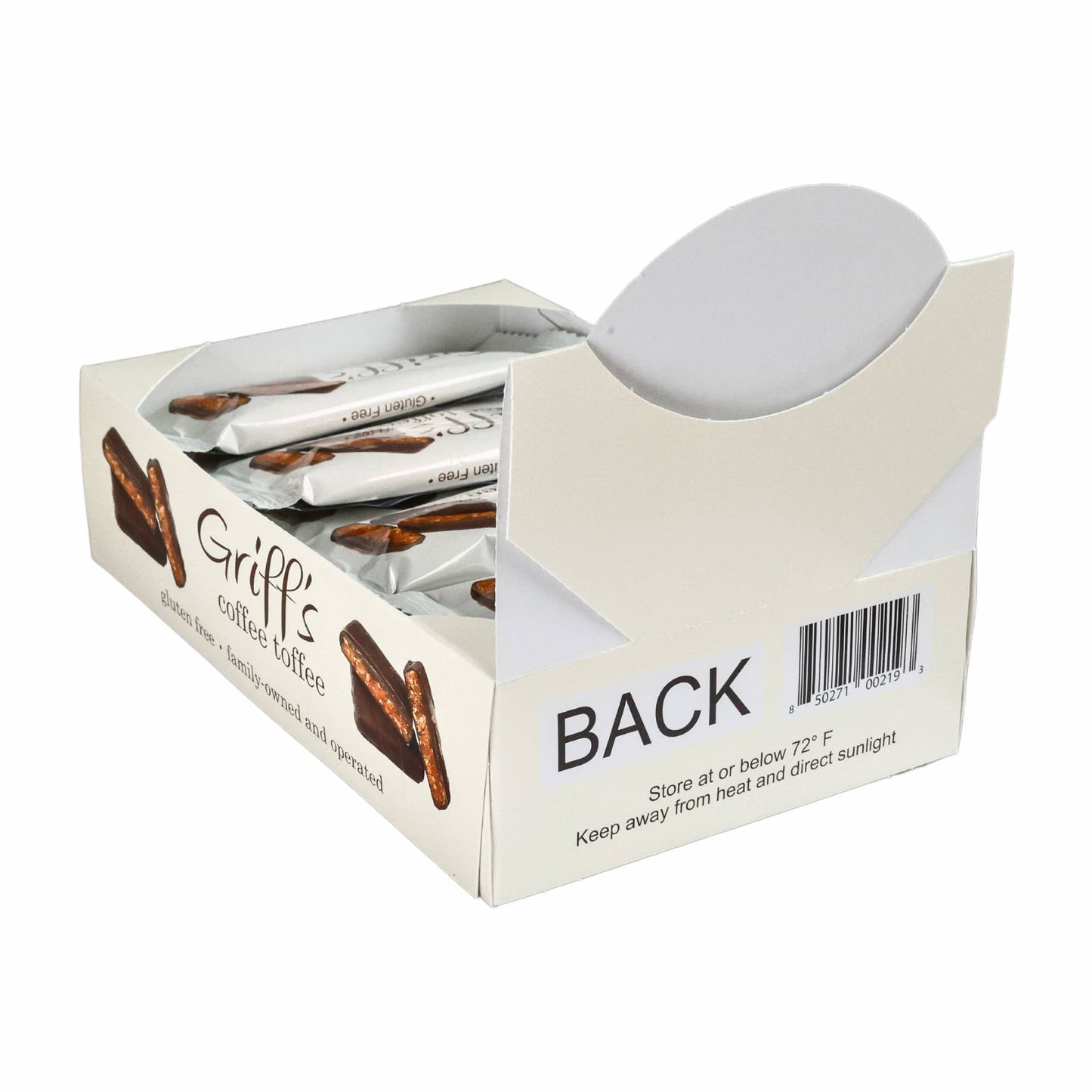 Griff's Toffee - Griff's Coffee Toffee - 1oz Dark Chocolate Toffee