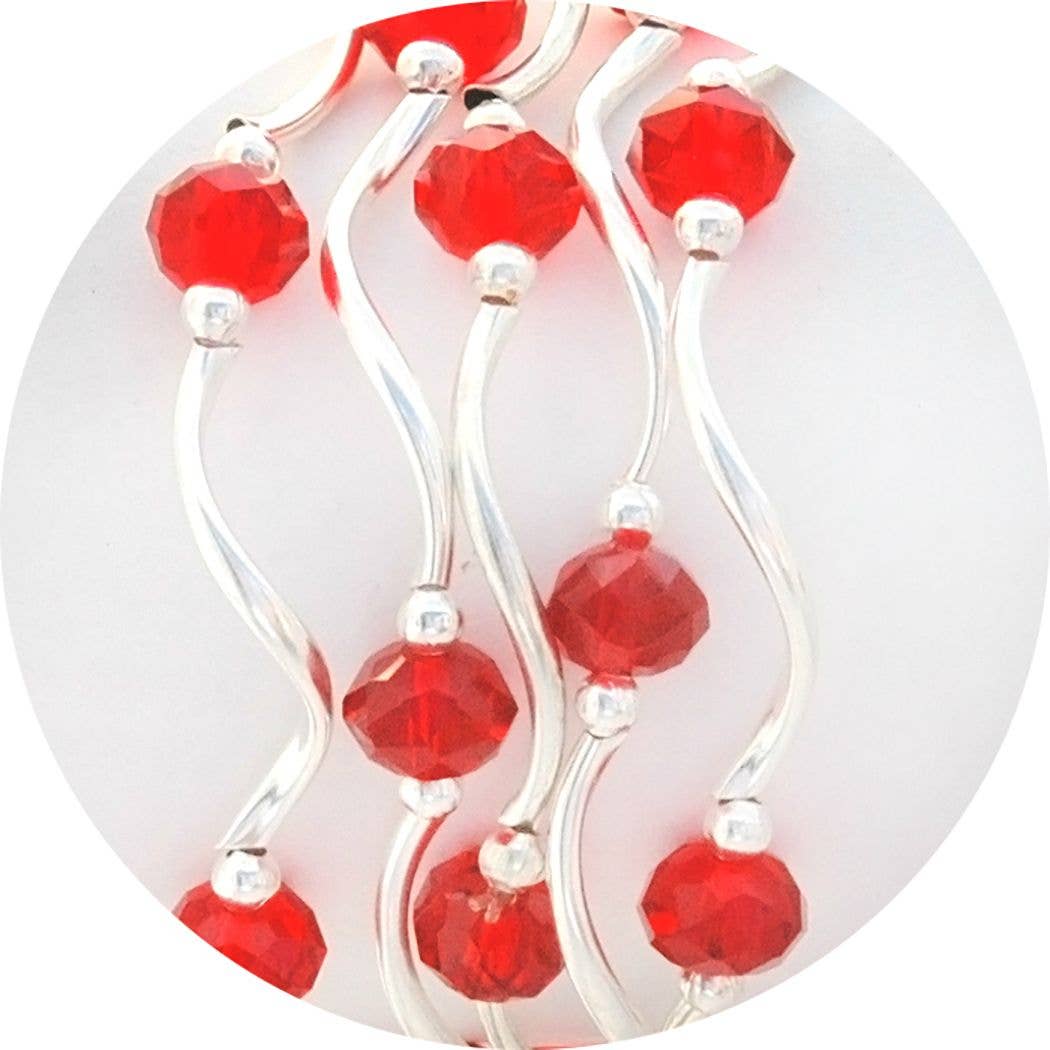 My Fun Colors - Fashion Stretch Bracelets Select from 91 Color Styles: Hot Pink