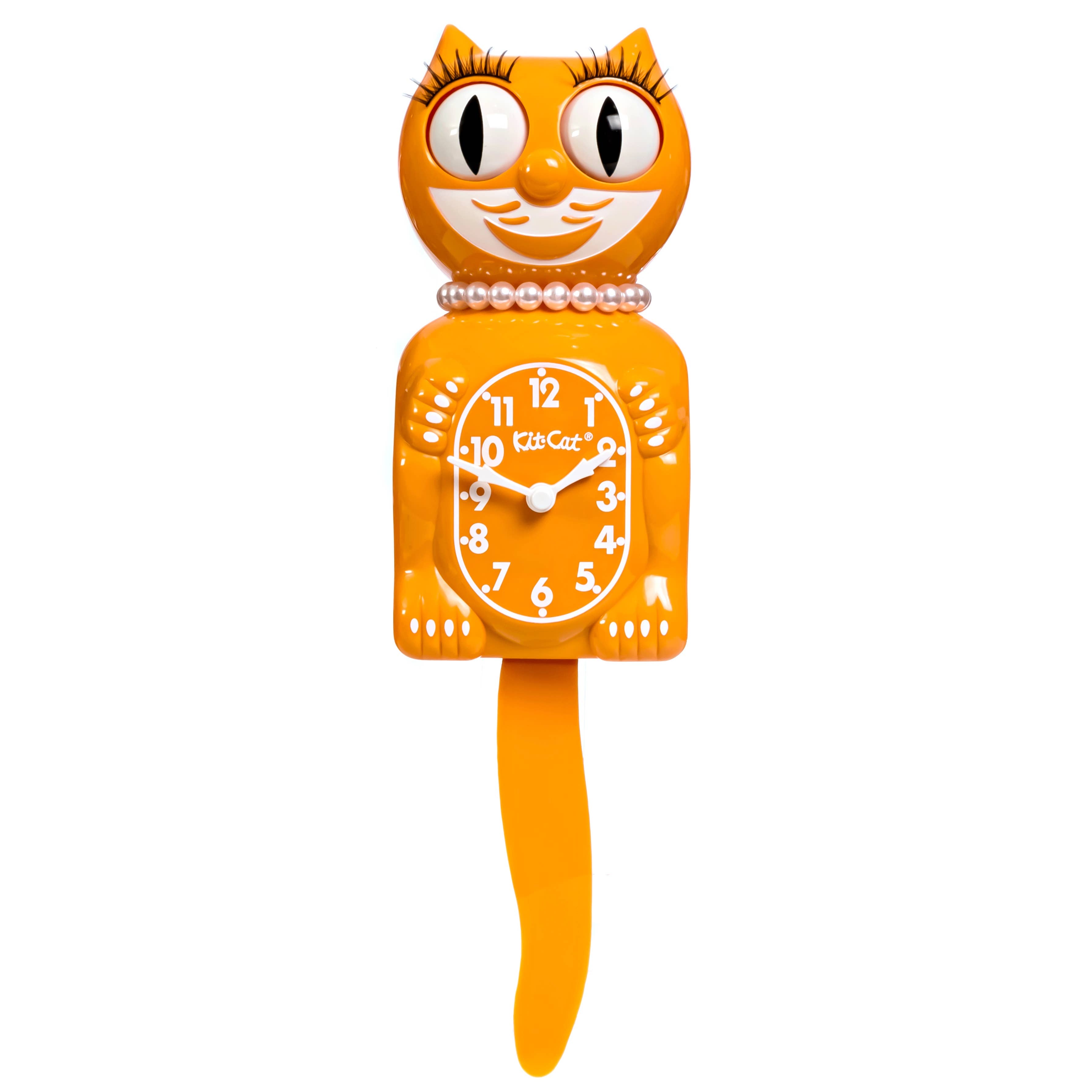 Festival Orange Kit-Cat Klock