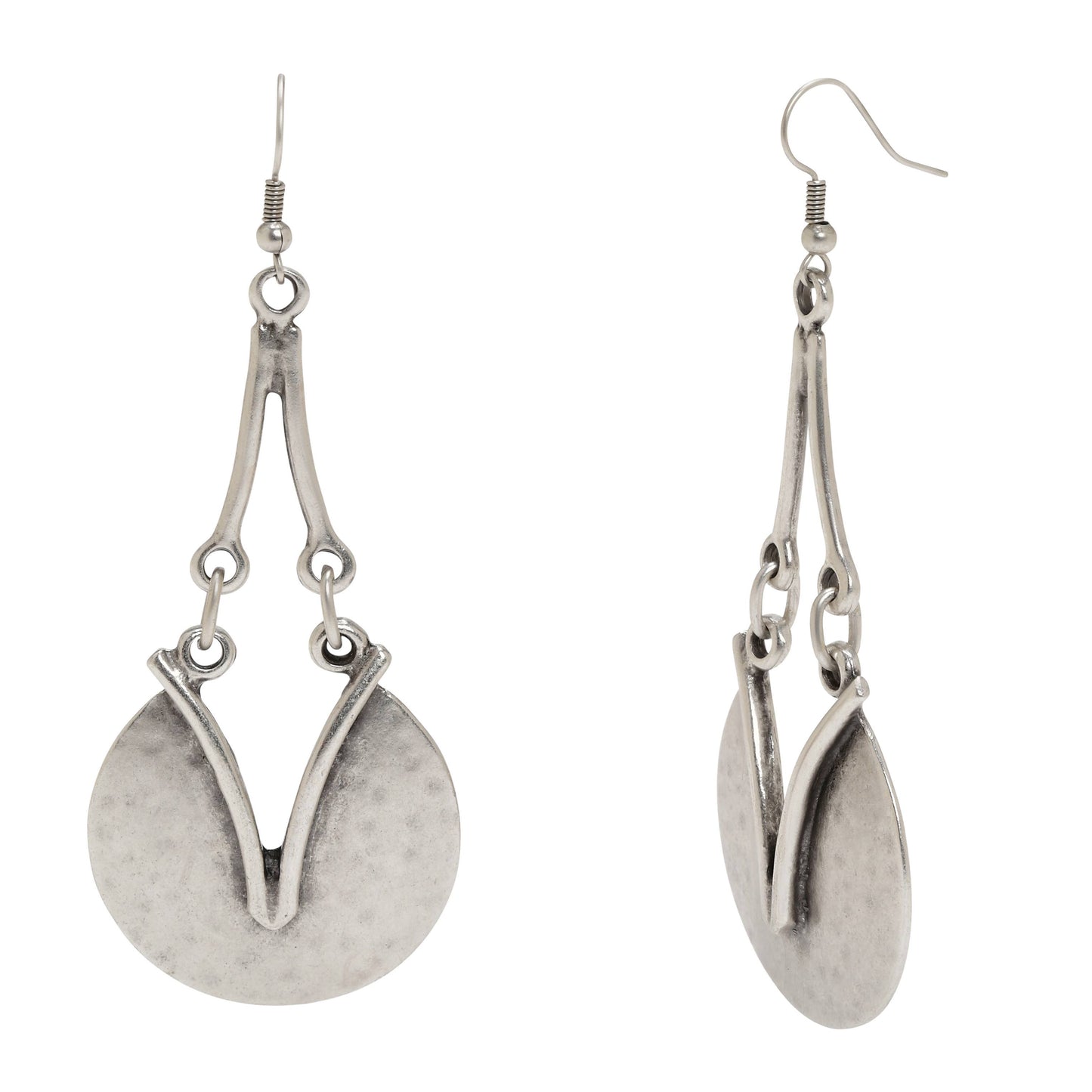 Chanour - Handmade Pewter Earrings - KU40