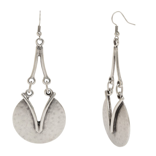 Chanour - Handmade Pewter Earrings - KU40
