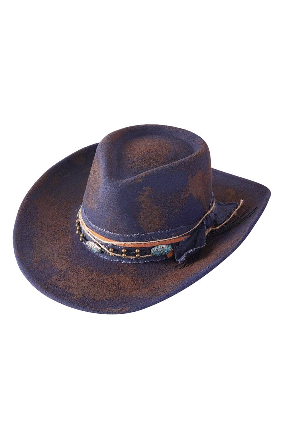 MiMi Wholesale - MH0247 Gracie Heritage Worn Shapable Cowboy/Fedora Hat