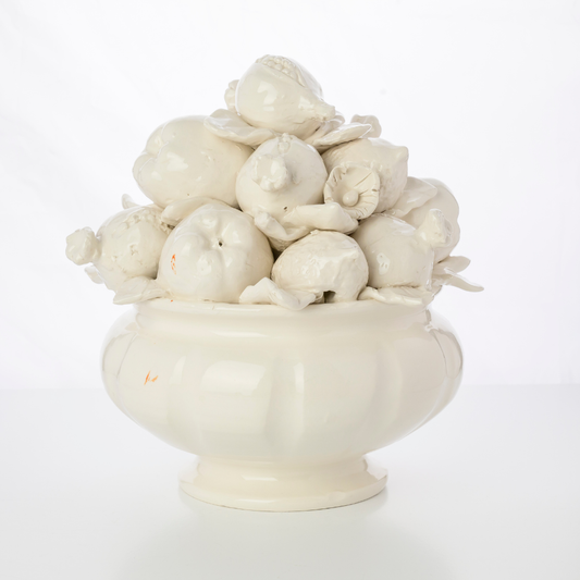 Arte Italica & Crown Linen Designs - Scavo Fruit Bowl Topiary