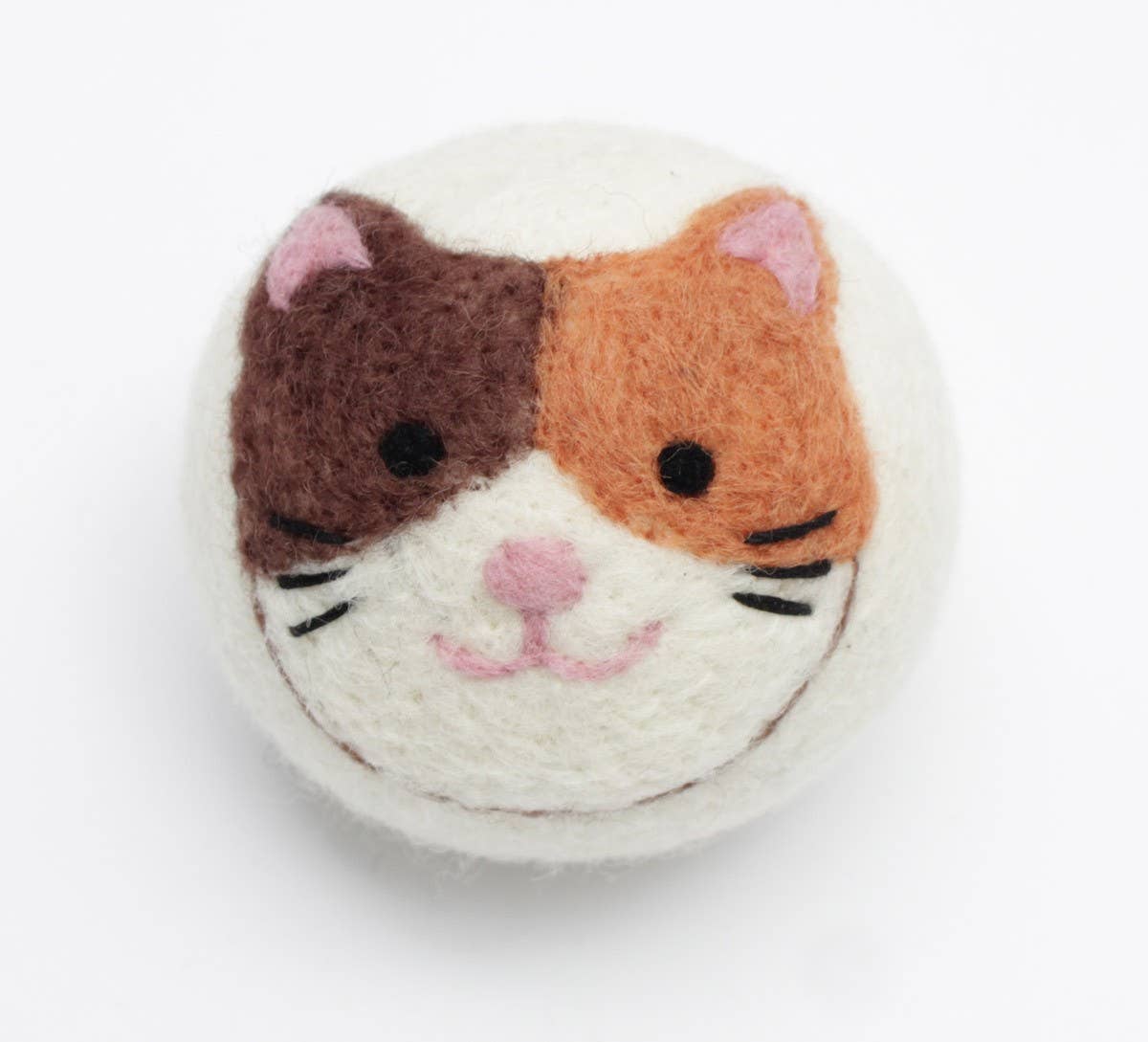 Ethical Global - Cats: Eco Wool Dryer Balls Fair-Trade: Calico Cat