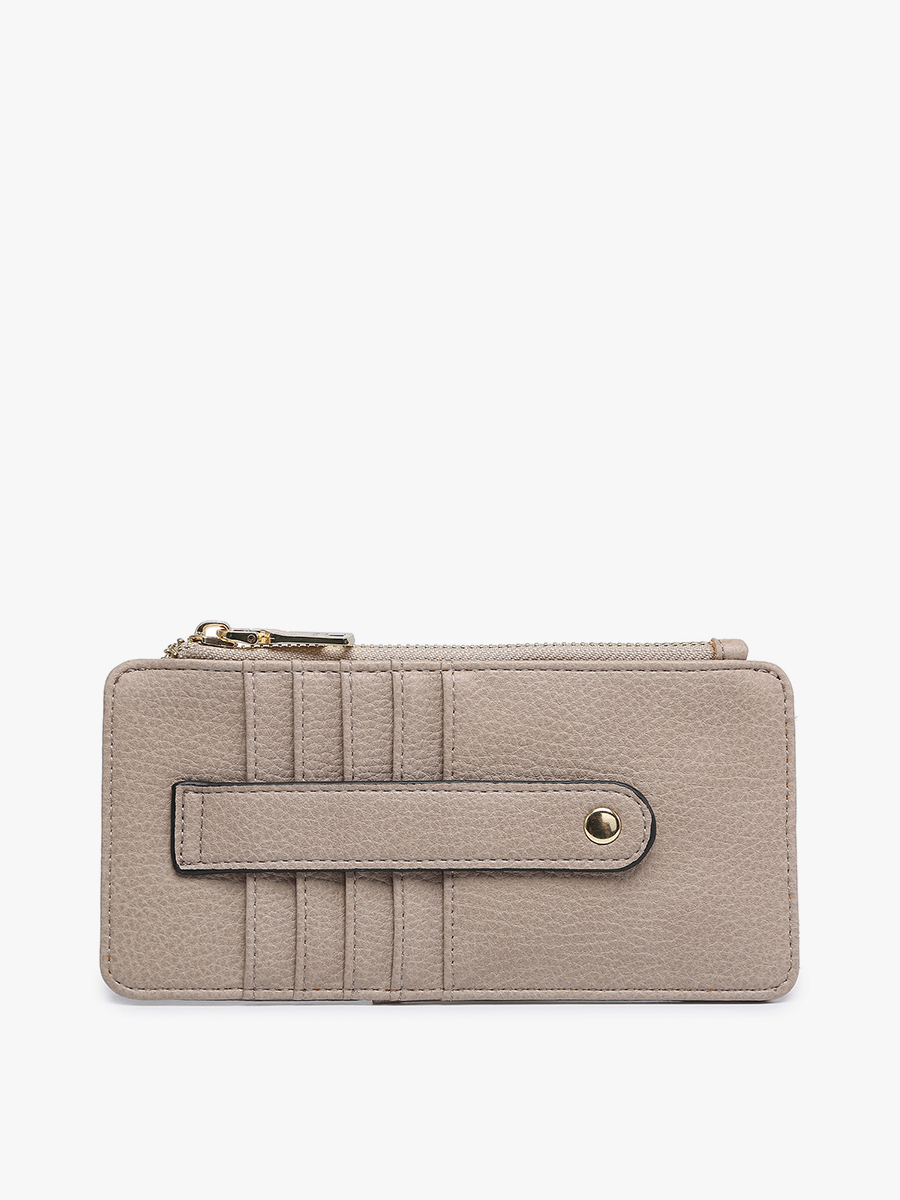 Jen & Co. - WL1889 Saige Slim Card Holder Women's Wallet: Olive