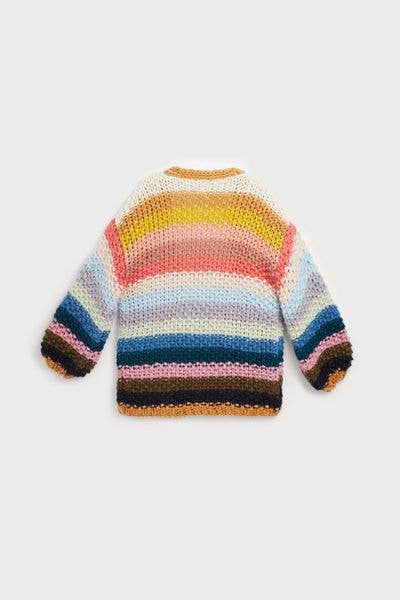 SAACHI - Rainbow Knitted Cardigan