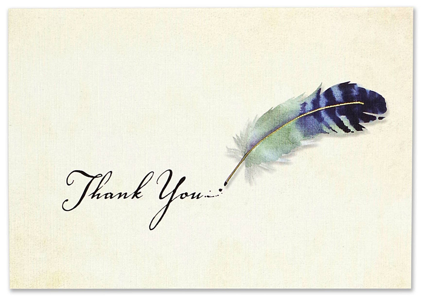 Peter Pauper Press - Watercolor Quill Thank You Notes