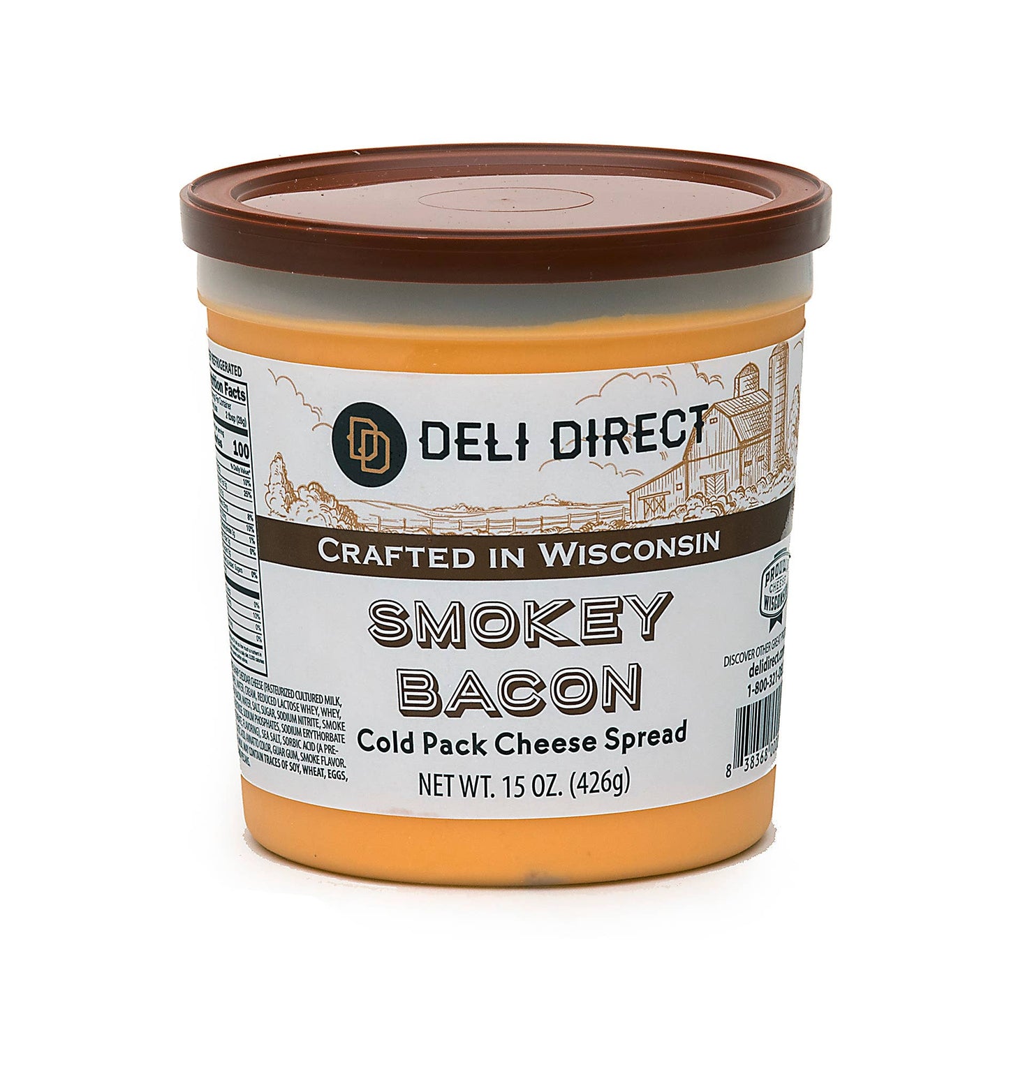 Merchandise Unlimited - Wisconsin Cold Cheese Spread 15oz: Jalapeno
