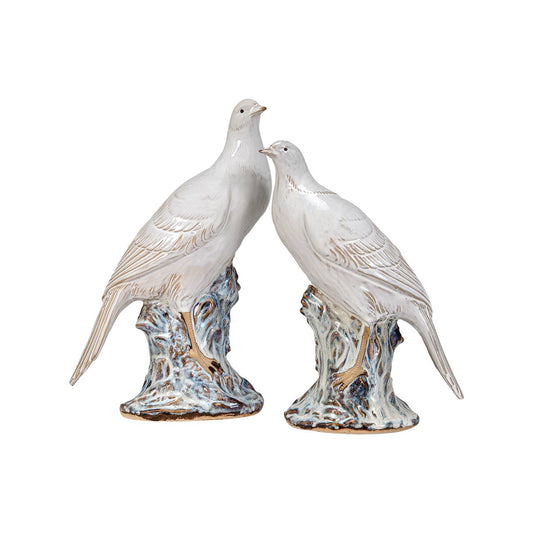 Kavana Decor by The Import Collection - Dove Figurines -Set 2
