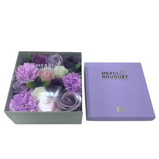 Ancient Wisdom - SFBX-14 - Square Box - Lavender Rose & Carnation