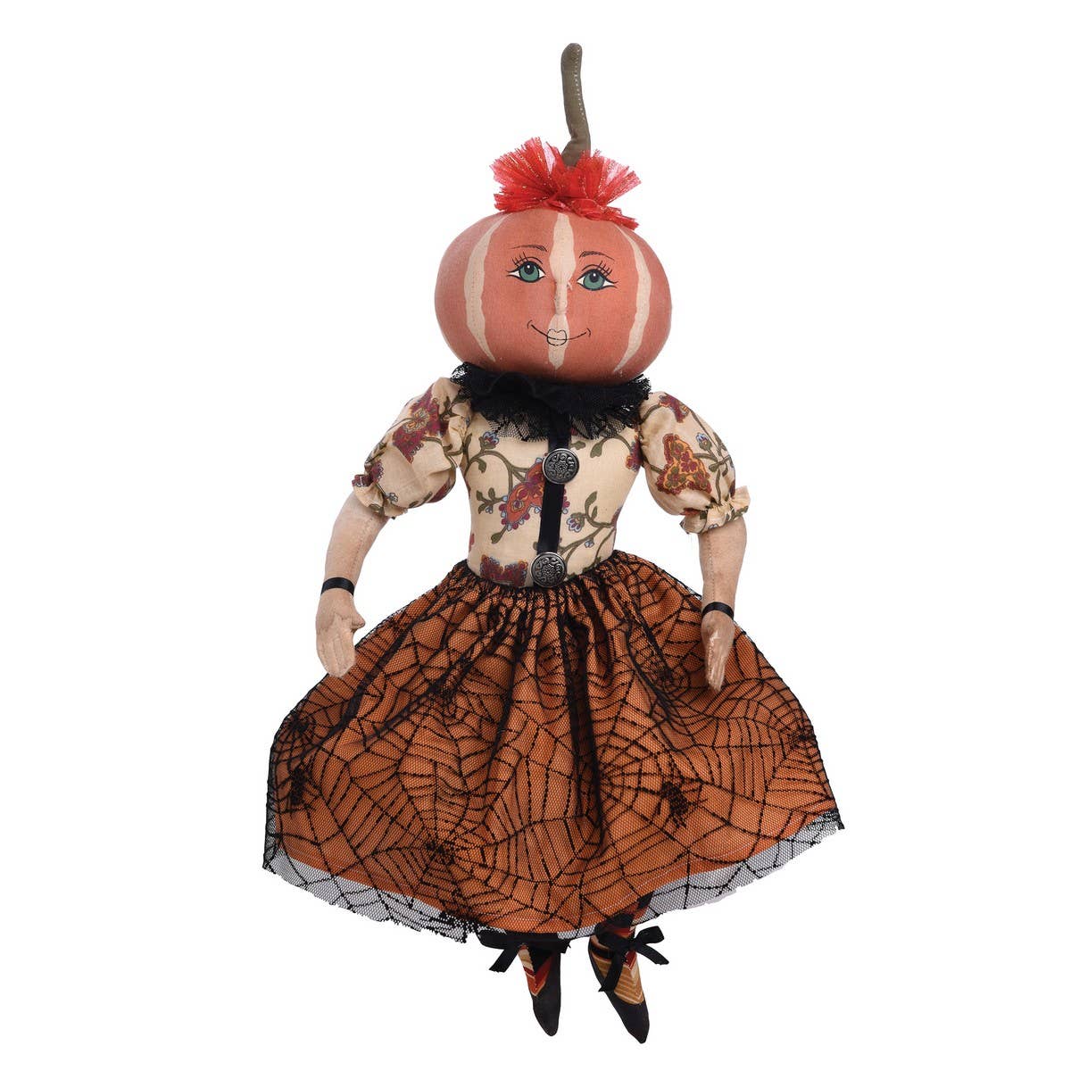 C&F Home - Penelope Pumpkin Gathered Traditions Art Doll