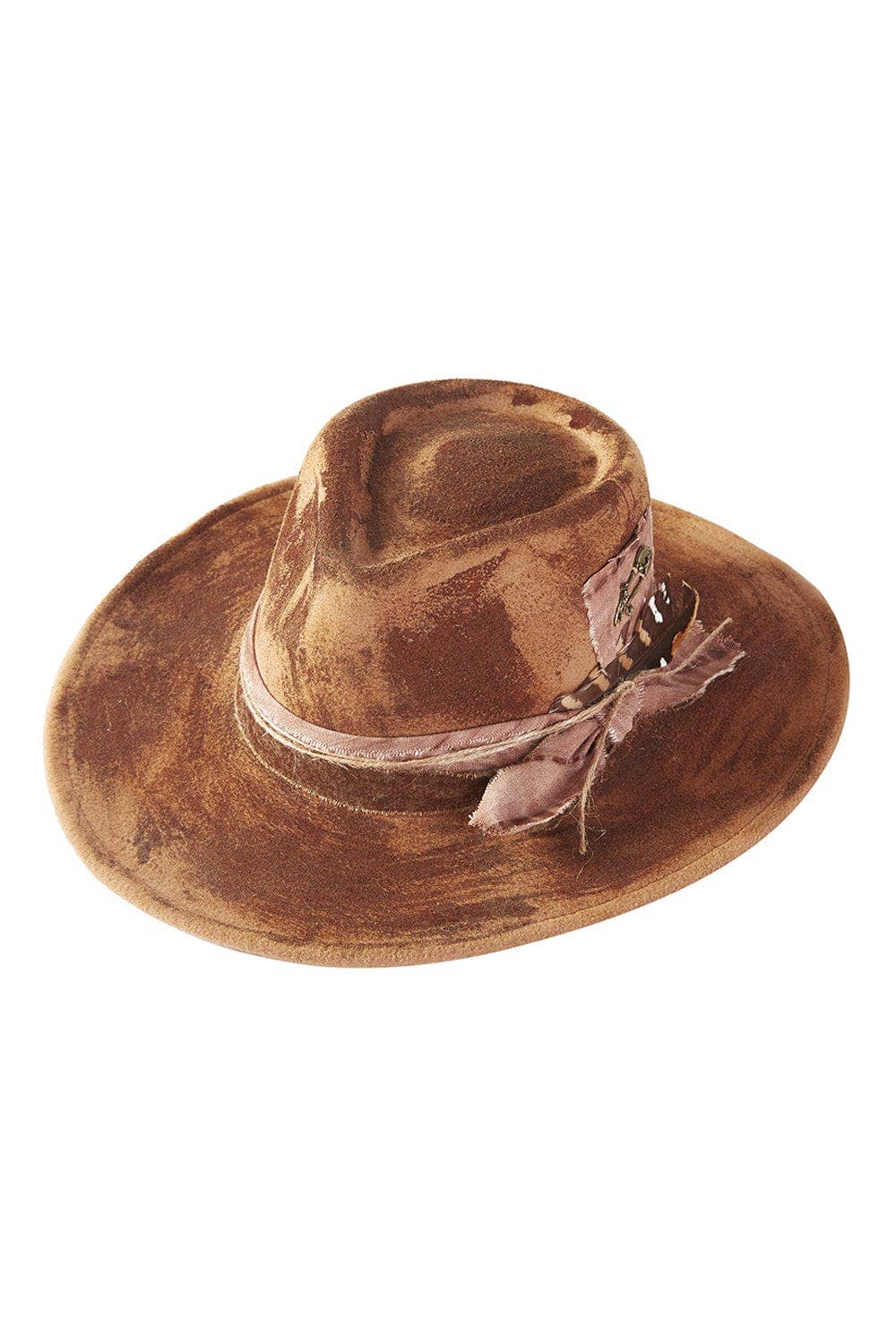 MiMi Wholesale - MH0235 Caroline Heritage Worn Shapable Cowboy/Fedora Hat