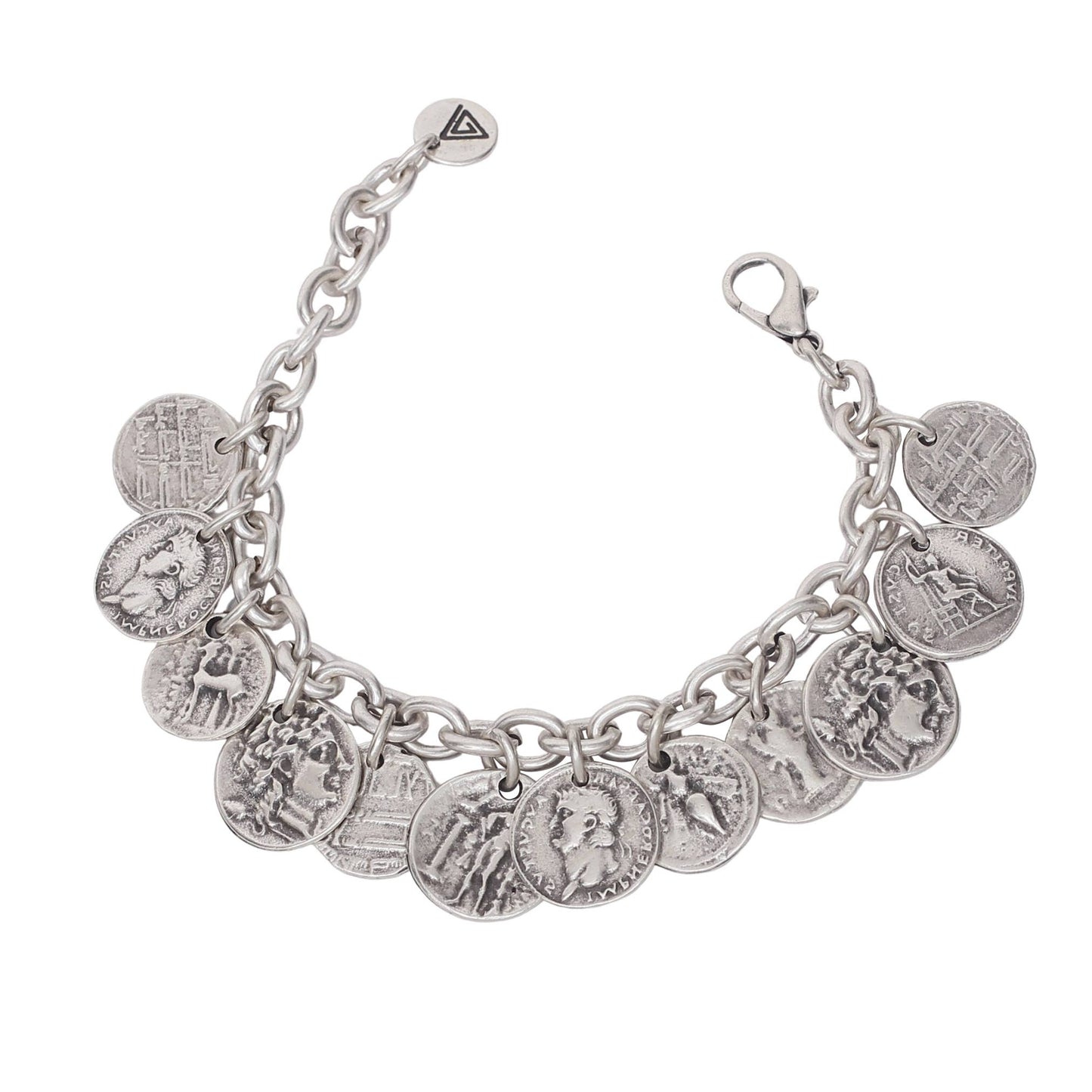 Chanour - Handmade Pewter Coin Bracelet - 2920