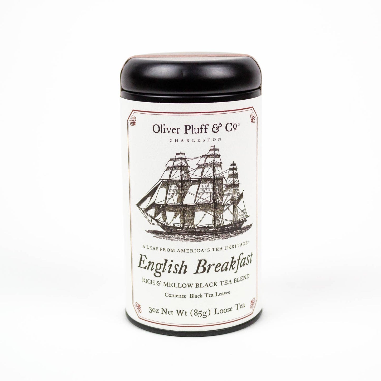 Oliver Pluff & Company - English Breakfast - Loose Tea in Signature Tea Tin