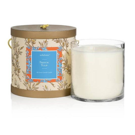 Seda France Candles - 88 oz French Tulip Classic Toile Candle