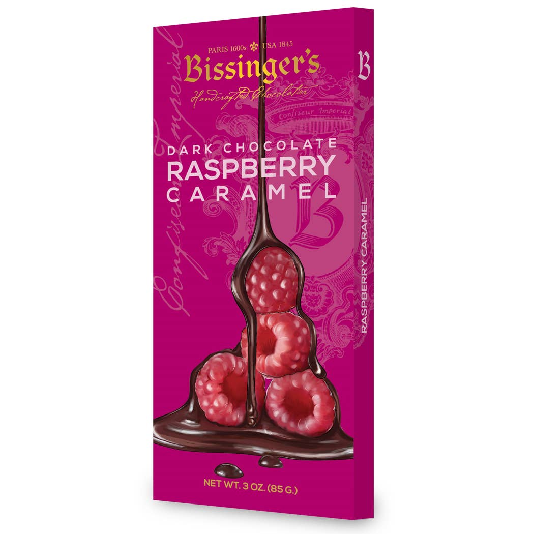 Bissinger's - Bissinger's Dark Raspberry Caramel Bar - 3 OZ