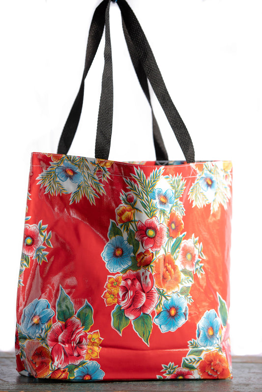 Oilcloth International - Red Lady Bird Tote - Large