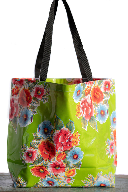 Oilcloth International - Green Lady Bird Tote - Large