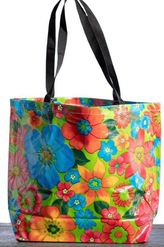 Oilcloth International - Lime London Tote - Large